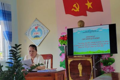 Chi bộ Trường tiểu học Đức Lợi tổ chức sinh hoạt chuyên đề quý II năm 2025